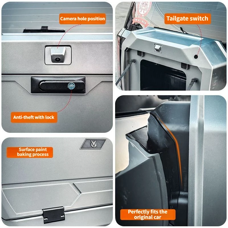 For BAIC BJ30 / B30 2024-2026 Car Tailgate Backpack Auto Spare Tire Shell Decoration Multifunctional Expansion Storage Box