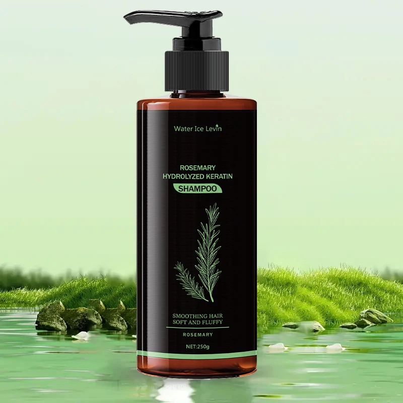 Rosemary Keratin Hydrolyzed Shampoo - Fresh and Non-Greasy, Rich in Rosemary Extract and Amino Acids, for Healthy Hair, Increased Volume, and Care for Every Strand
