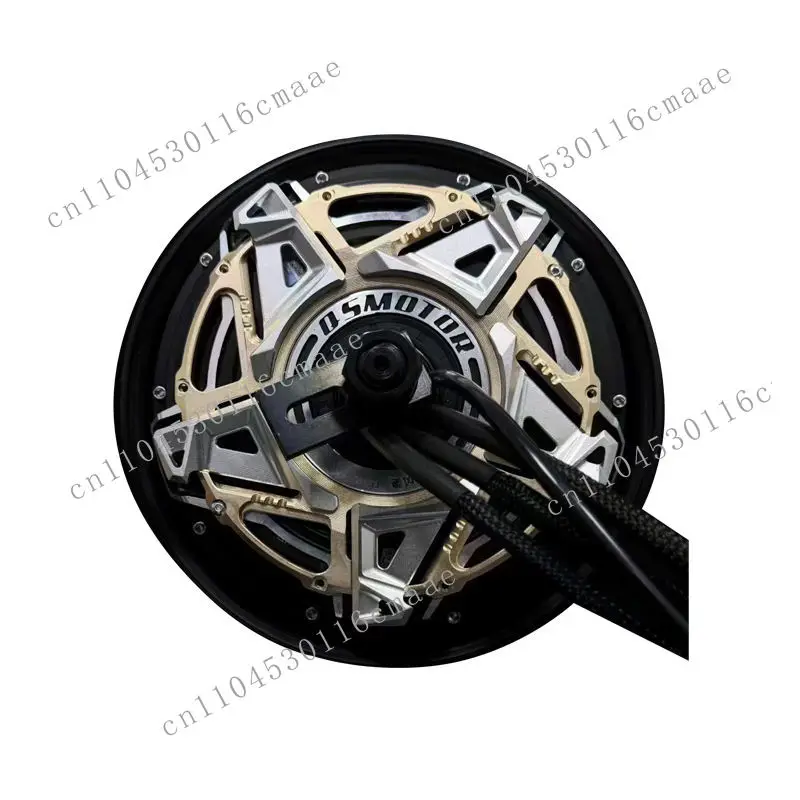 10-Inch V6 8000WP Improved Brushless DC Series Winding Disc Brake Motor IE4 Efficiency IP55 Waterproof 72V DC Electric