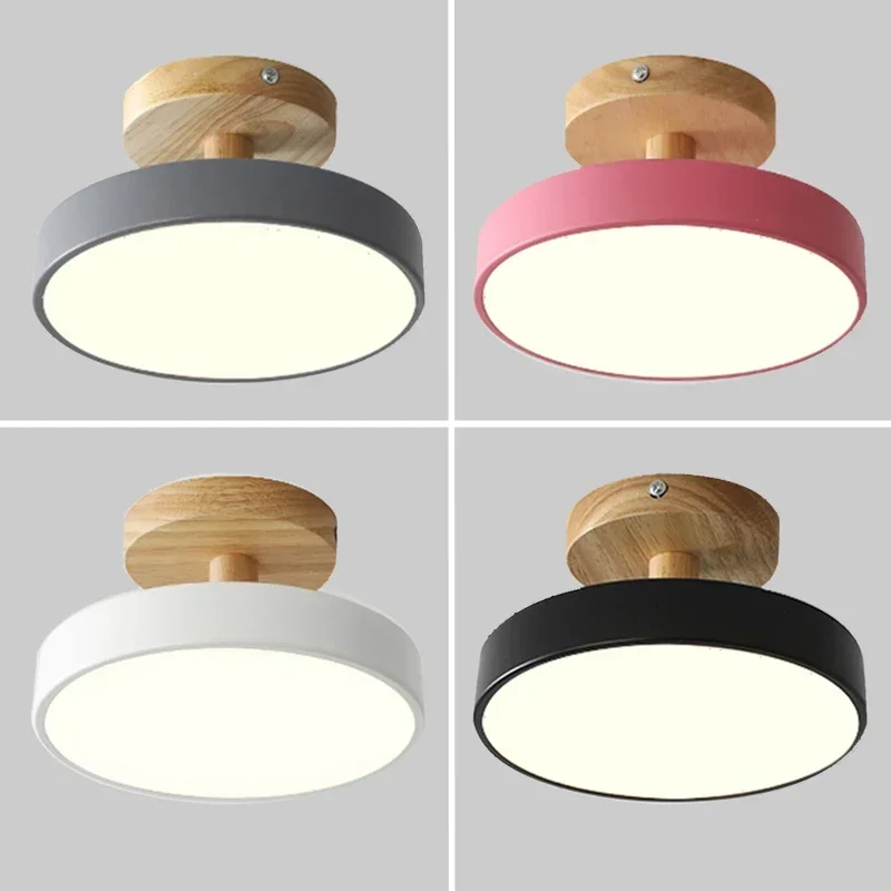 Modern Macaron LED Ceiling Lamp Aisle Chandelier Corridor Stairs Foyer Balcony Bedroom Bathroom Indoor Lighting Fixtures Luster