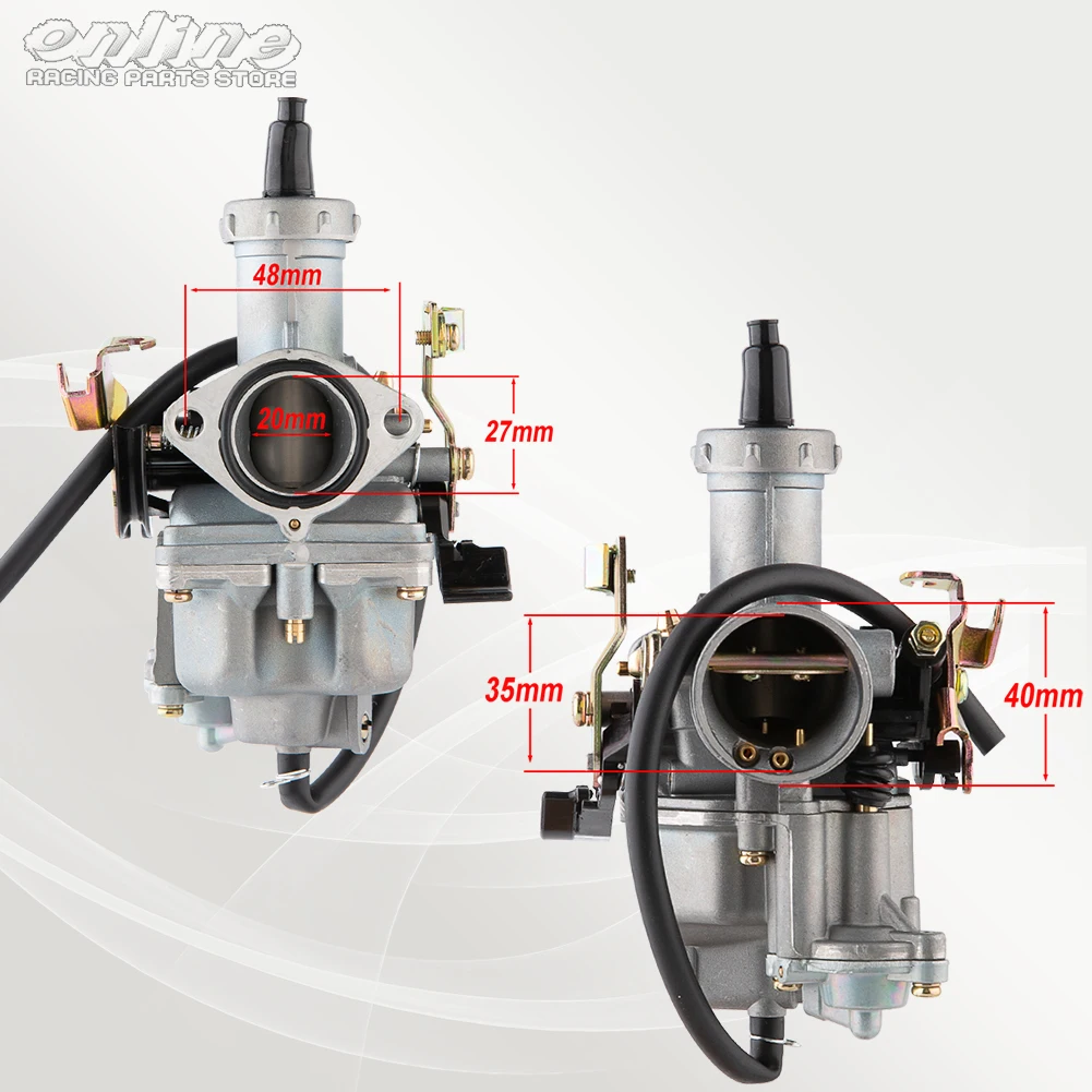 Motorcycle Carburetor PZ27B 27mm Replacement Parts Aluminum For KEIHI 140 160 Italika DM200 Accessories Durable Sturdy Dirt Bike