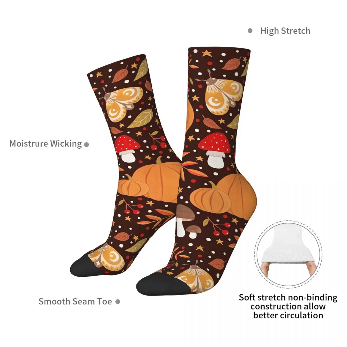 Autumn Elements Socks Harajuku High Quality Stockings All Season Long Socks Accessories for Unisex Birthday Present