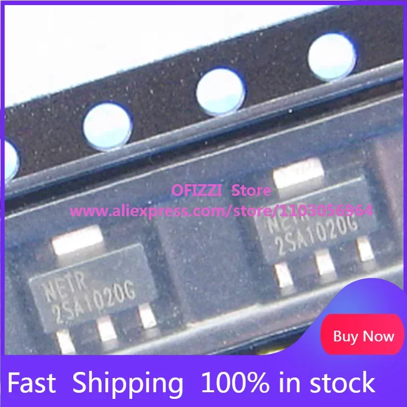 10-1000pcs/lot 2SA1020G 2SA1020G-Y-AB3-R NEW Original Genuine Chip Packing SOT-89