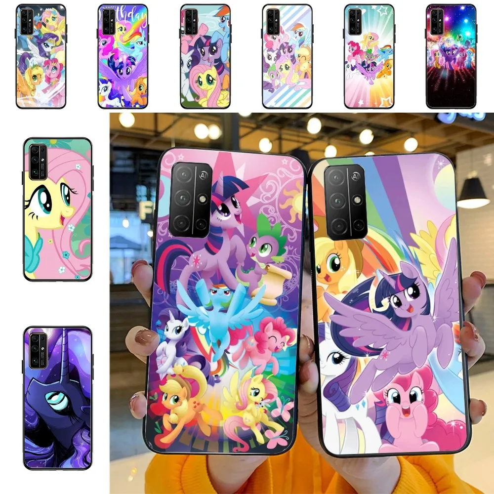 Cartoon Little Unicorns Cute Pony Phone Case For Huawei Honor 10 lite 9 20 7A 9X 30 50 60 70 pro plus Soft Silicone Cover