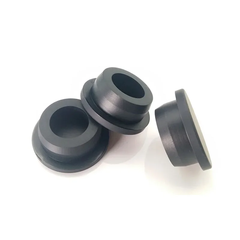 Black Silicone Rubber Hollow Stopper Plug Sealing Hole Caps Dust Plugs Pipe Tube Inserts Bungs Blanking End Cap