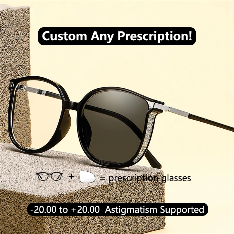 

Outdoor Change Prescription Glasses Women Different Eyes Reading Glasses Astigmatism Progressive Photochromic Myopia Glasses Man