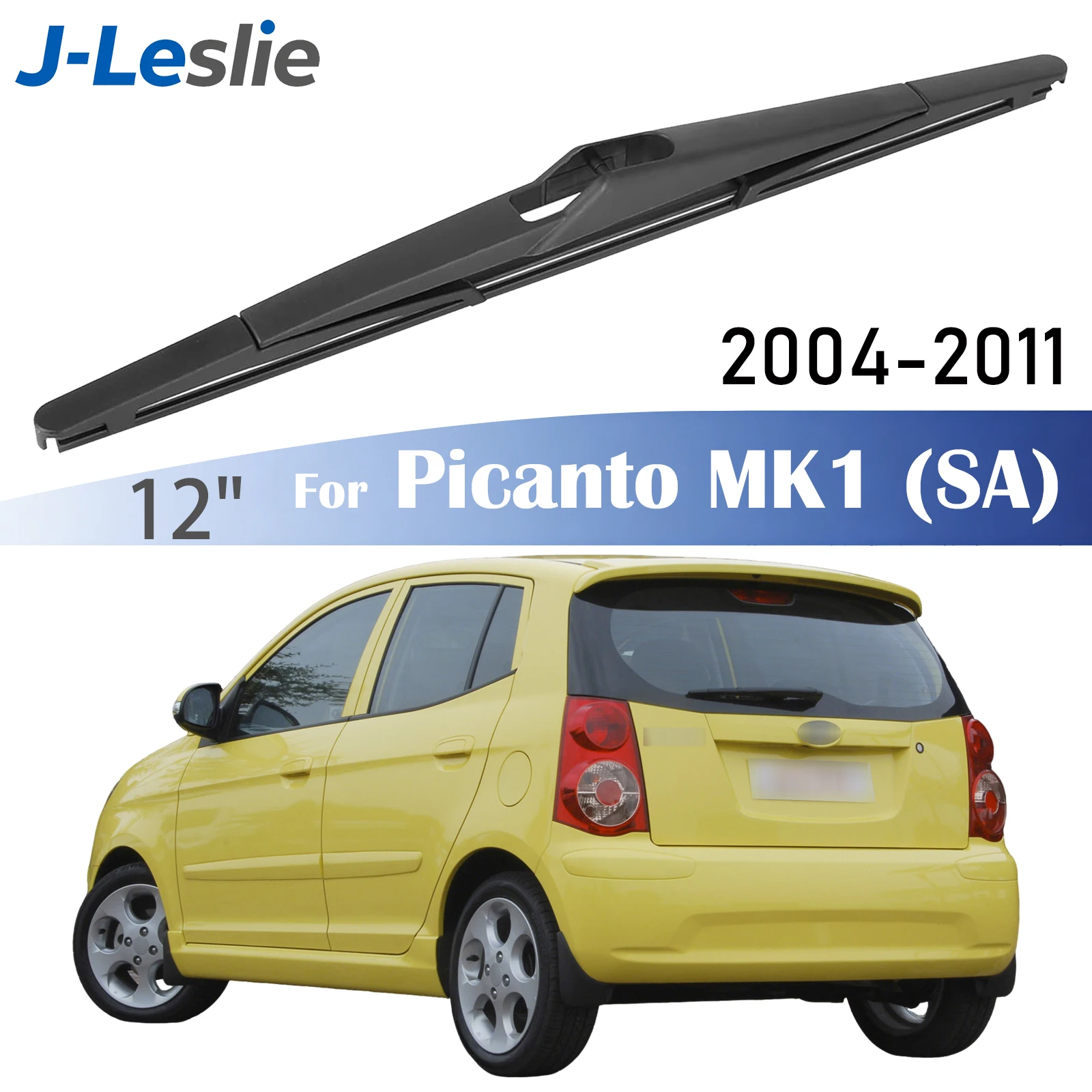 

12-дюймовая задняя щетка стеклоочистителя для KIA Picanto Morning Hatchback MK1 SA 2004-2011, щетки стеклоочистителей, дворники, окон, удаления дождя задний заднего дворников стеклоомывателя дворники лобового стекла