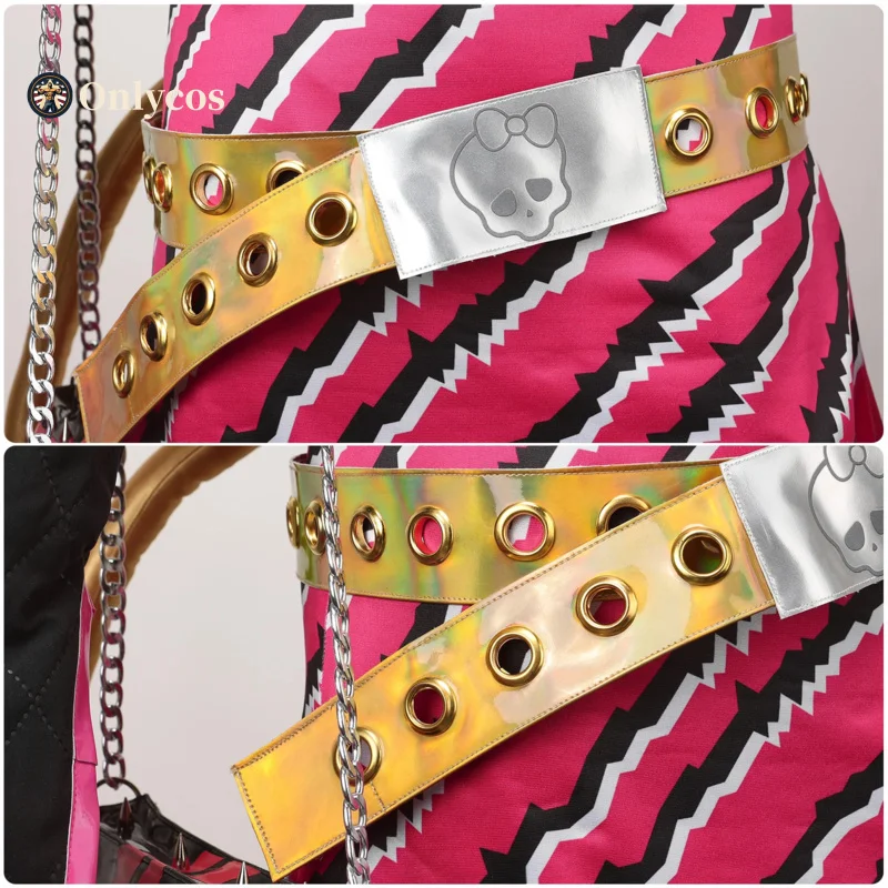 ชุดคอสเพลย์ Monster Cos High Toralei Stripe ชุดคอสเพลย์ครบชุด พร้อมอุปกรณ์เสริมสำหรับผู้หญิง สำหรับงานปาร์ตี้ฮาโลวีน งานคาร์นิวัล Onlycos