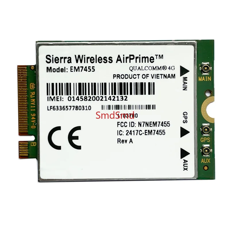EM7455 1103582 FDD/TDD LTE Cat6 NGFF M.2 4G MODULE 4G CARD 300Mbps For Laptop and 4G router USB  modular