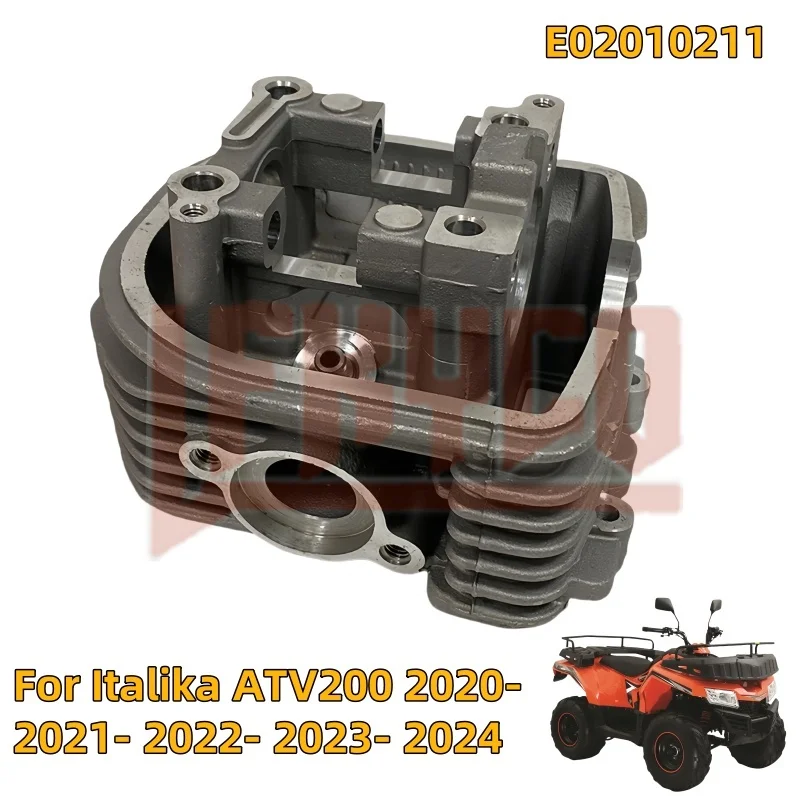 

Motorcycle Engine Parts Cylinder Head Kit Assembly For Italika ATV200 E02010211 2020-2024 ATV Replacement Equipments Accessories