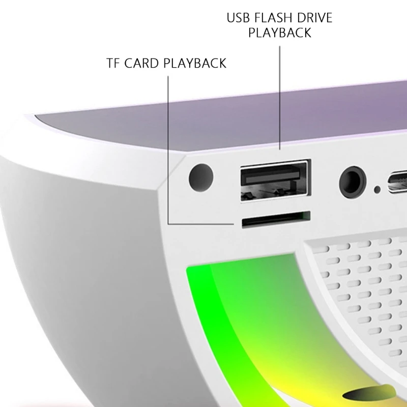 Loa không dây tương thích có micrô khử tiếng ồn, âm thanh HiFi và ánh sáng theo tâm trạng cho các bữa tiệc