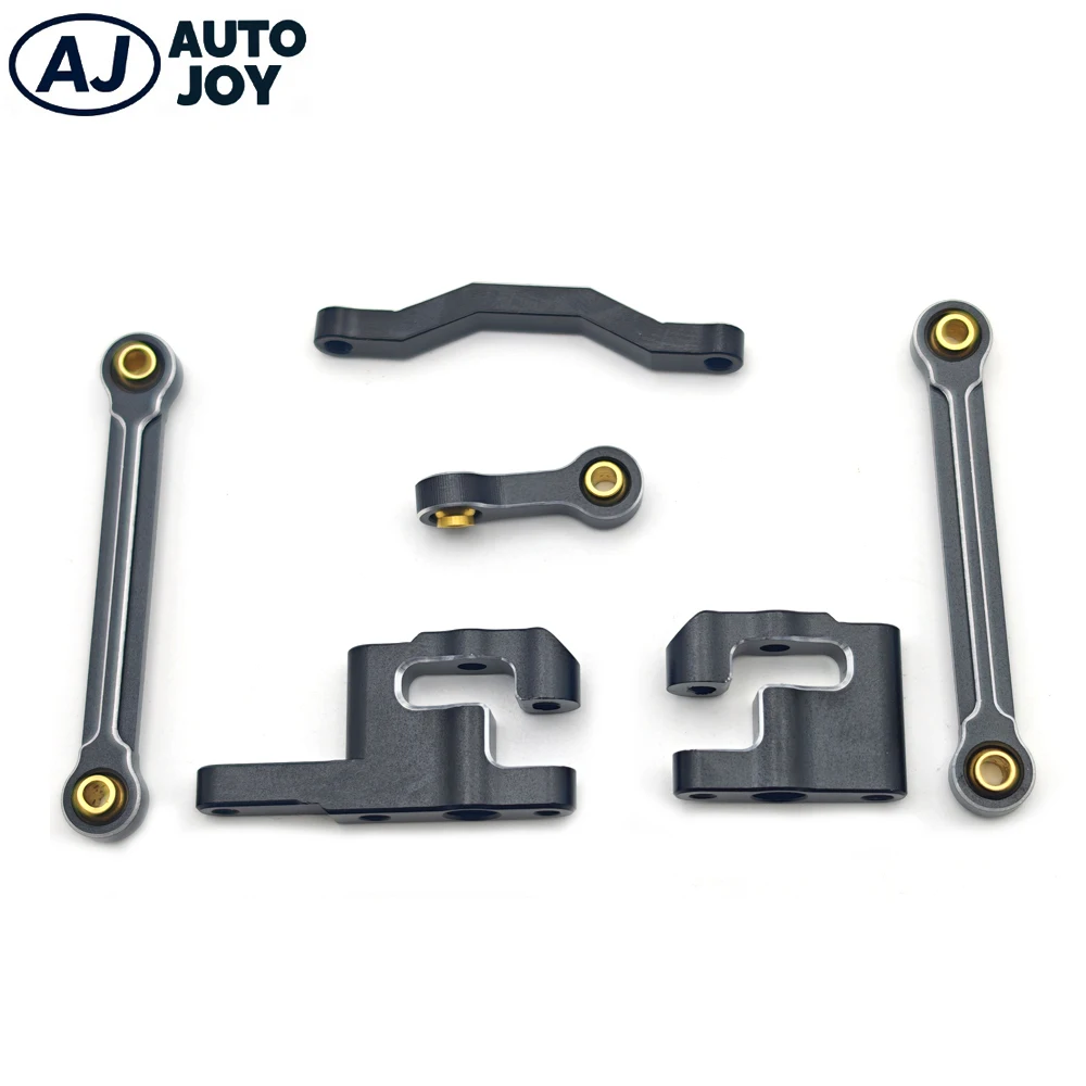 

AUTO JOY 1/18 ARRMA MOJAVE Aluminum Steering Set Upgrade Parts 6pcs Metal Steering&Rods Kit For RC Car Model Replacement