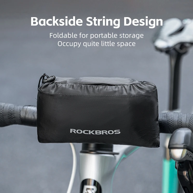 ROCKBROS Mini Portable MTB Road Bike Carry Bag for 27.5 Inch 700C Travel Bike Storage Bag Bike Outdoor Cycling Bicycle Accessory