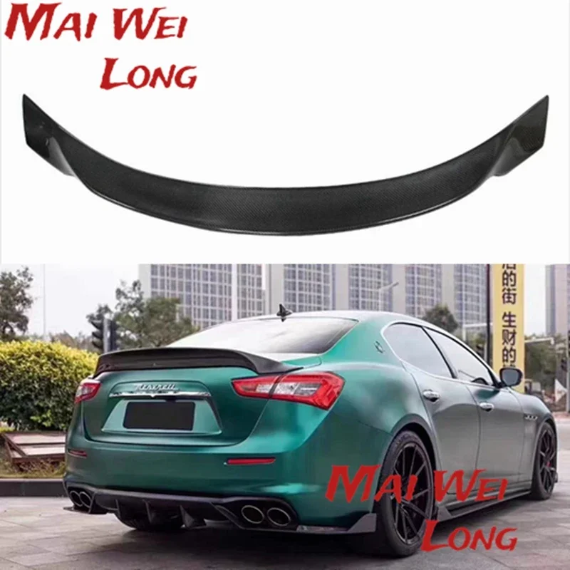 Rear Roof Wing Car Tuning Racing Bootlid Fit For Maserati for Ghibli 3.0T S Q4 2014 -2019 Ghibli Spoiler