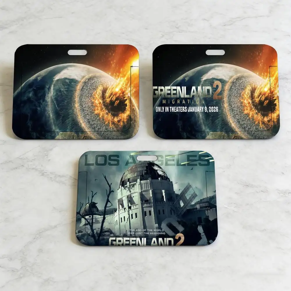 

Movie G-greenland 2 Holder Stitch Card Holders Student Campus Lanyard Cards Holder Neck Straps for Kids Gift
