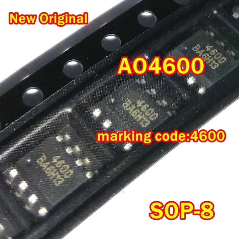 1Pcs to 100Pcs New Original Ao4600 Msop-8 Marking Code:4600 Complementary Enhancement Mode Field Effect Transistor