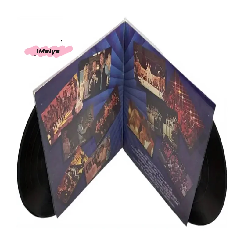 M-3/5/15/20pcs Double-Sided Foldable Vinyl Album Sleeves LP Record Sleeve Anti-Static Dustproof Dual Open-End Record Protection