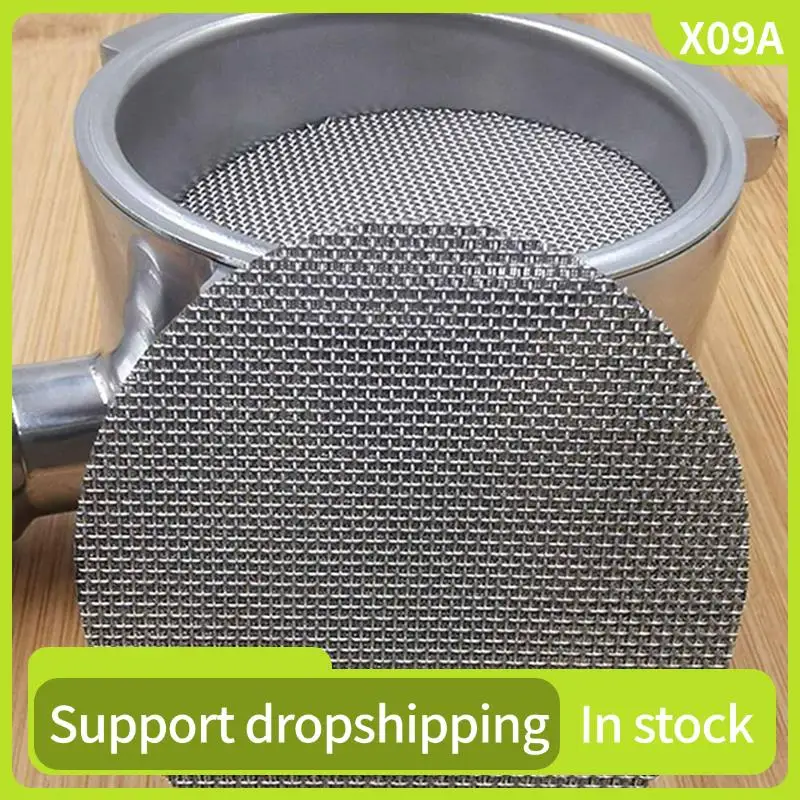 

X09A 5PC 51Mm Puck Screen/Espresso Portafilter Lower Shower Screen/Contact Screen - Stainless Steel 100 Micrometre