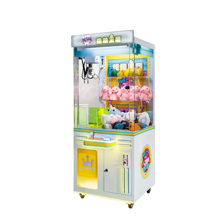 

Arcade Claw Crane Machine Mini Doll Plush Toy Coin Operated Game with 1 Year Warranty Spanish Metal & Plastic