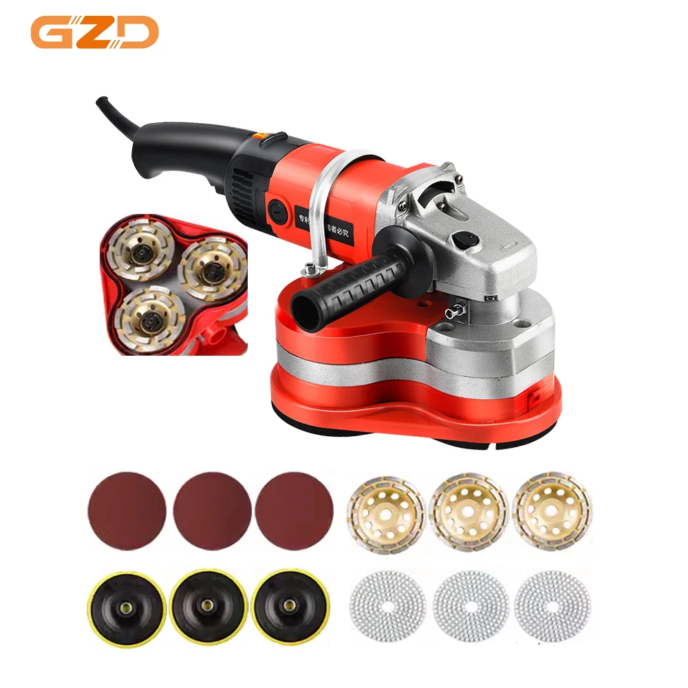 GZD Portable Hand Held 220v Electric Concrete Wall Grinder Edge Grinding Machine