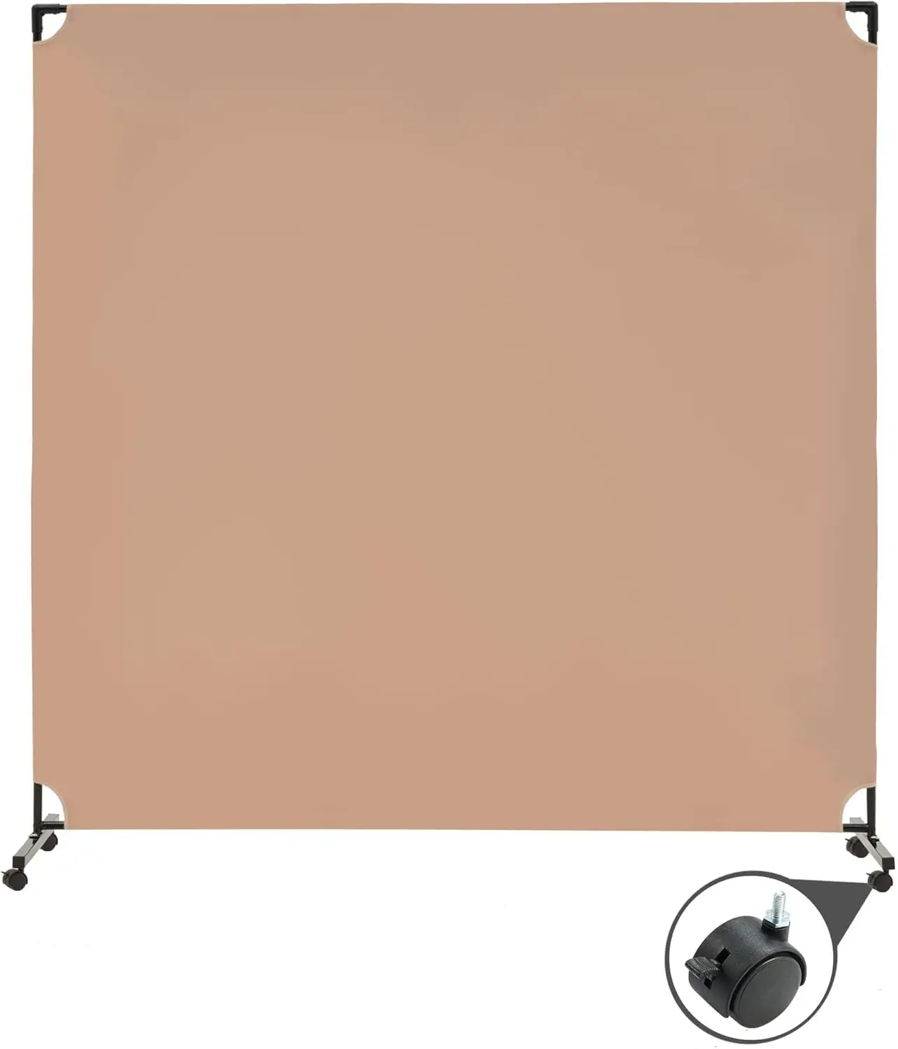 

Single Panel Rolling Room Dividers with Wheels, Privacy Screens Partition Room Dividers Screen, Freestanding Portable Fa
