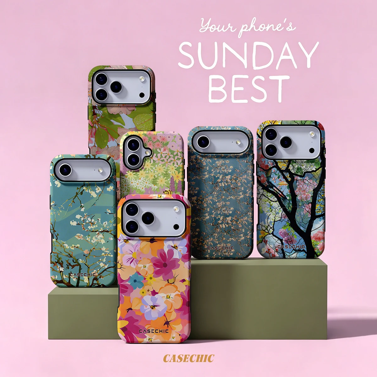 Bloomburst  For Samsung Galaxy S26 Ultra A56 Exquisitely Pattern Double Protective Phone Cover Cases CaseChic