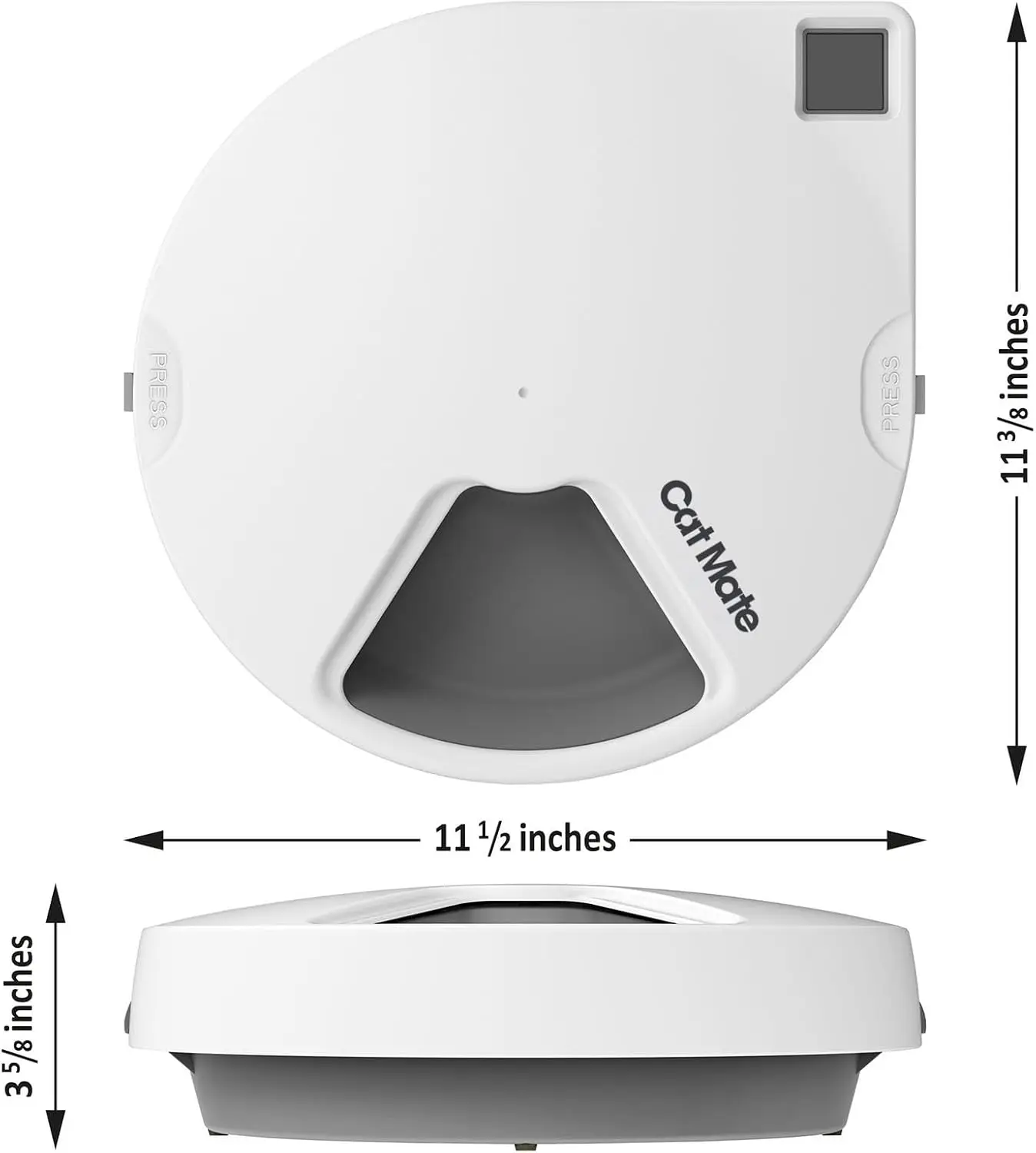 C500 5 Meal Digital Automatic Feeder with Ice Packs for Cats and Small Dogs Say Goodbye To The Hassle of Hand Feeding