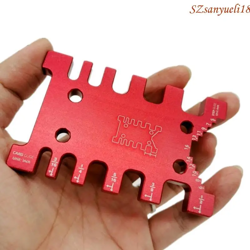 94PC High Tenon Gauge Ruler Cutter Cutting Woodworking Tenon for Carpentry Scribing Marking Guide Ruler Guide