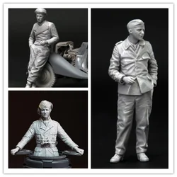 1/35 Scale Resin Model Kit Military Theme Soldier 3 pcs Unassembled Unpainted Diy Toy Diorama 2373