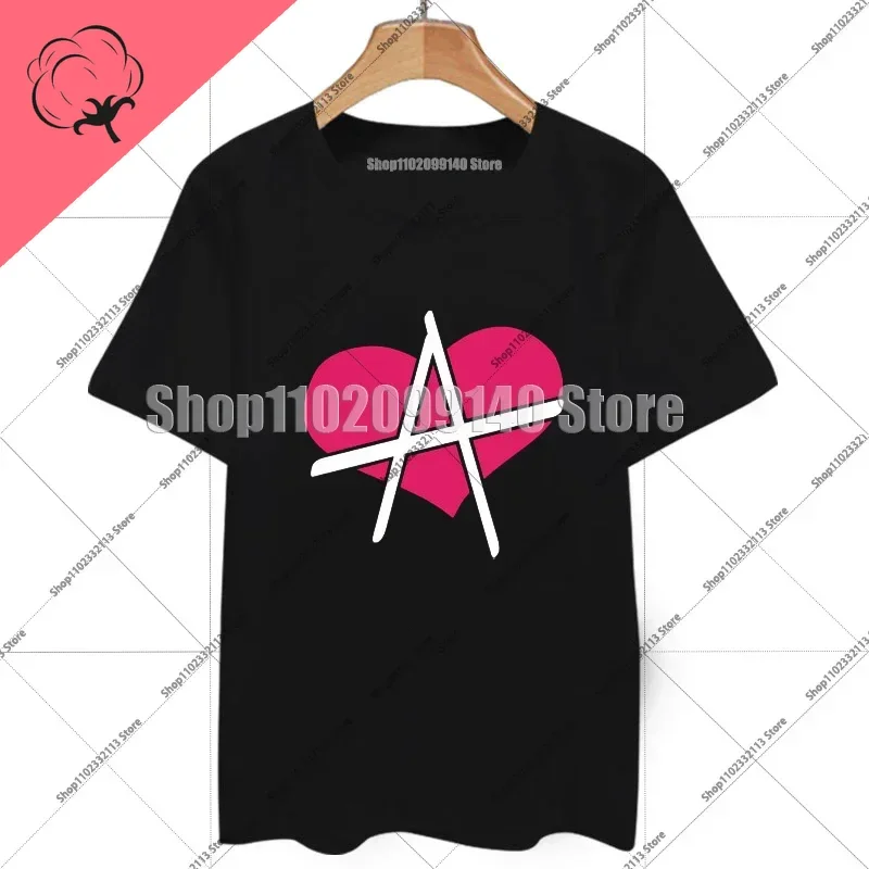 الصيف روك أفريل لافين تي شيرتات قصيرة الاكمام الجولة الرقبة الرجال والنساء المشجعين موضة عادية الشارع تي شيرت تقليدي