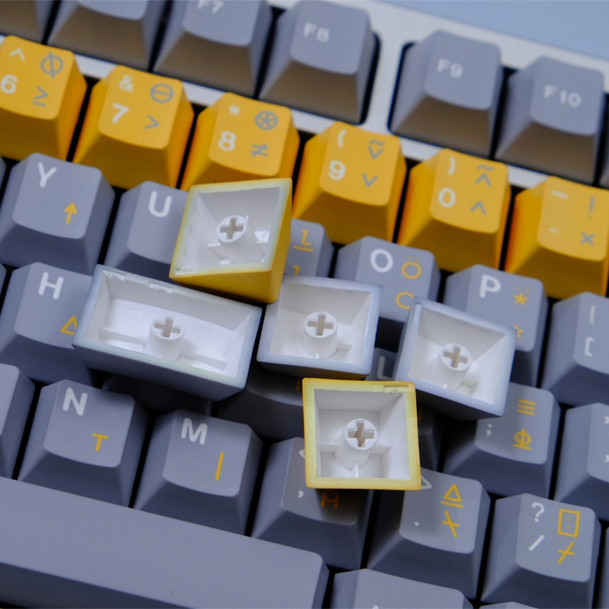 

Keycap PBT Original Height, Sublimation, Mechanical Keyboard Cap Wooting Drunk Deer, Rain 75
