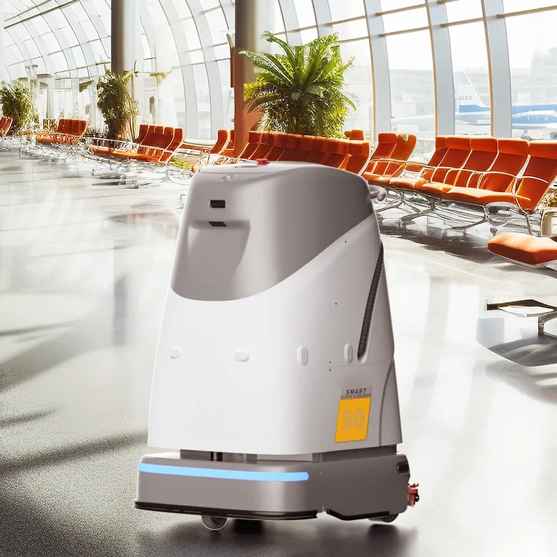 SC50 Intelligent Cleaning Robotic Sweeper Machine Unmanned Robot Floor Scrubber