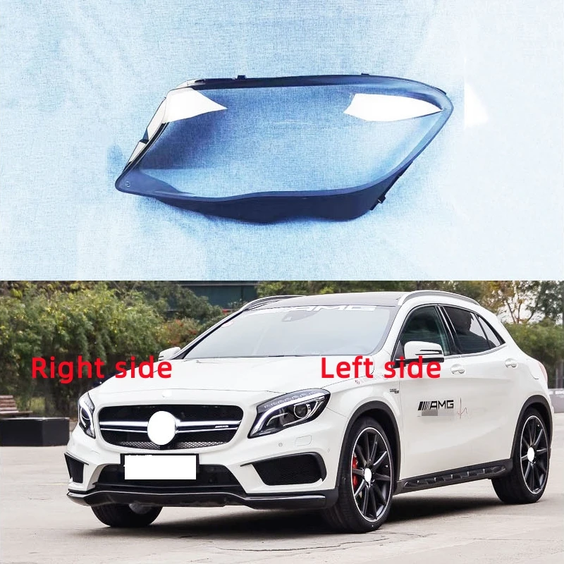 

For Mercedes Benz GLA W156 2015 2016 2017 2018 Car Headlight Shell Headlamp Cover Replacement Lamp Shade Headlamp Lens Glass