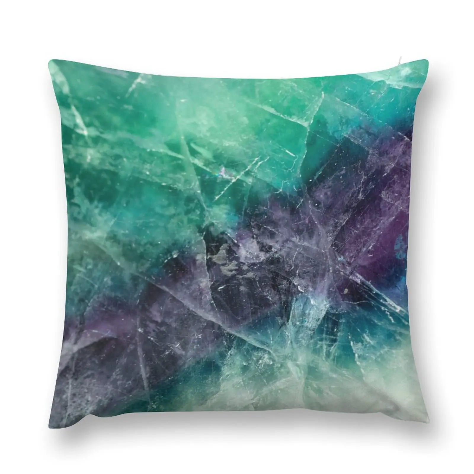 Flourite Macro Throw Pillow luxury sofa pillows Covers For Sofas Cushions For Decorative Sofa Cushions Home Decor pillow