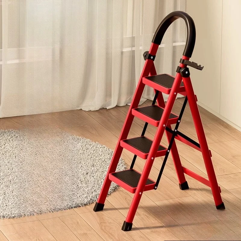 

Household folding ladder telescopic thickened aluminum alloy household multi-functional herringbone ladder telescopic staircase
