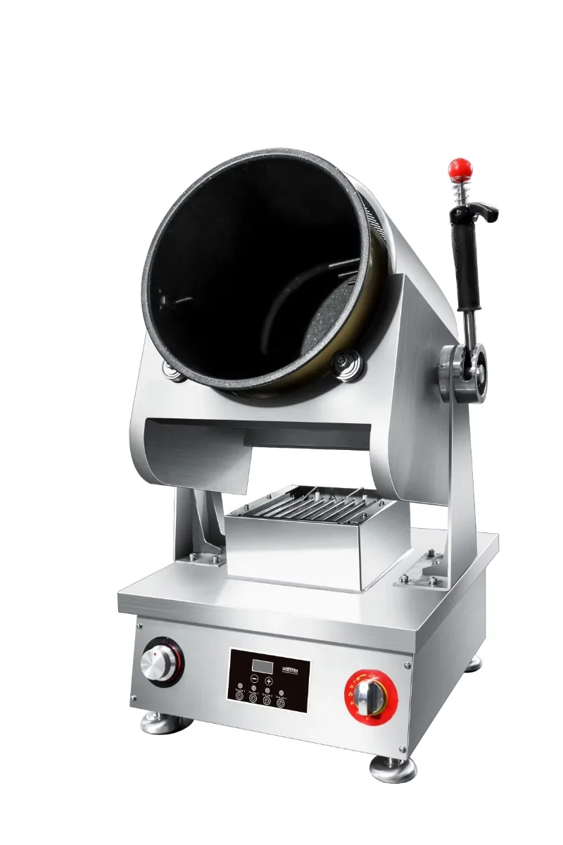 Tabletop Automatic Cooking Robot Adjustable Temperature for Rice Multifunctional for Home Kitchen Custom