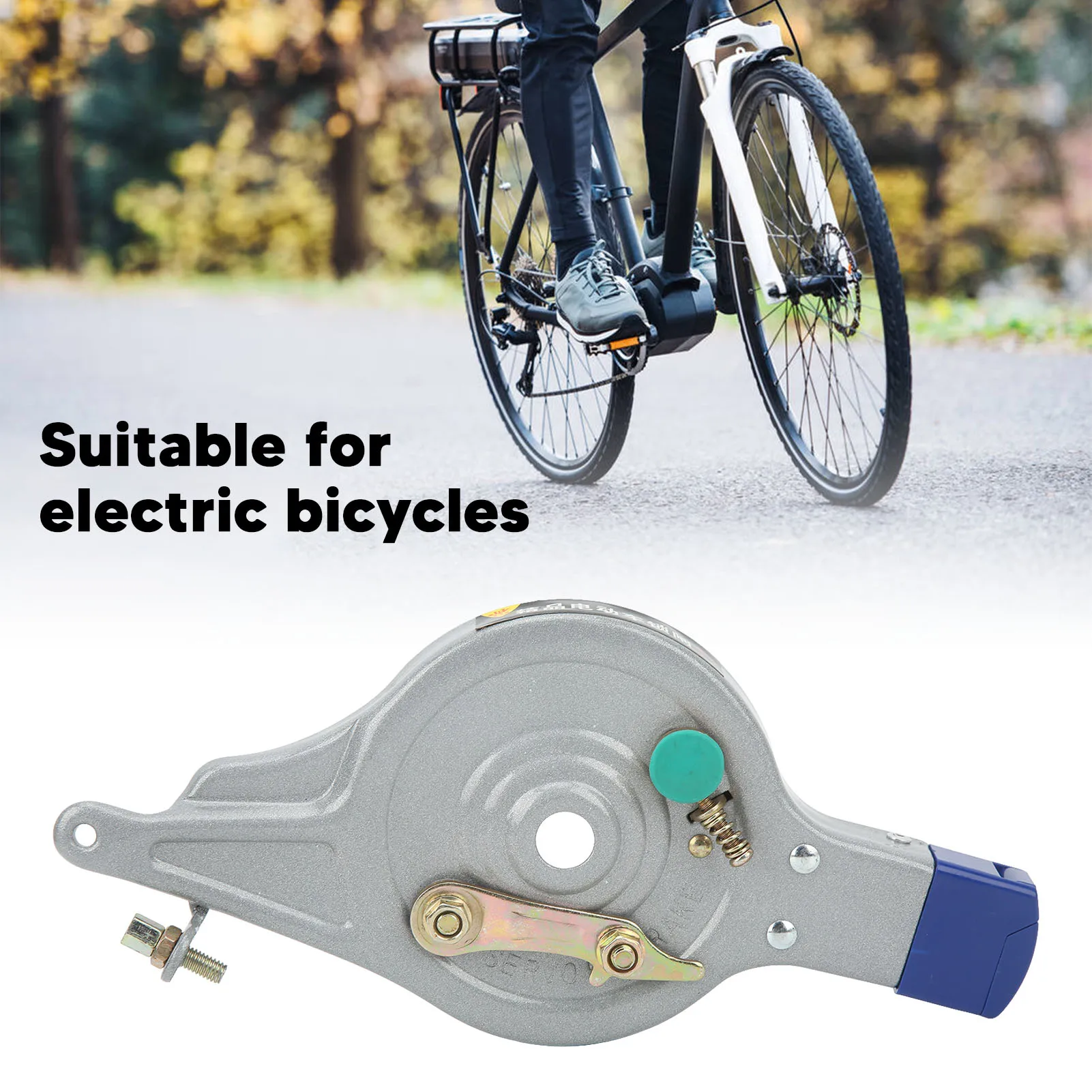 Electric Bike Drum Brake Assembly Aluminum Alloy Servo Brake with Keys for Bike Modification 90 Type Bike Drum Brake Assembly