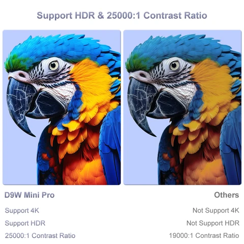 Flixtone D9W Mini Pro Проектор 2700 ANSI Full HD