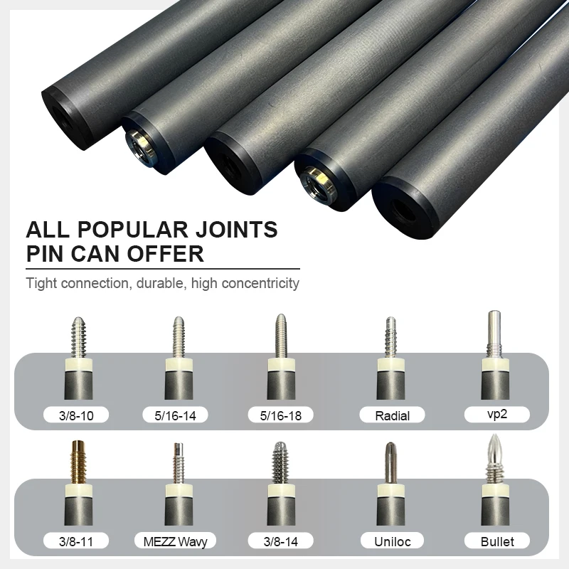 STLFPremium qualité Revo billard Carom cue bâton Uni-loc russe billard carbone queues arbre