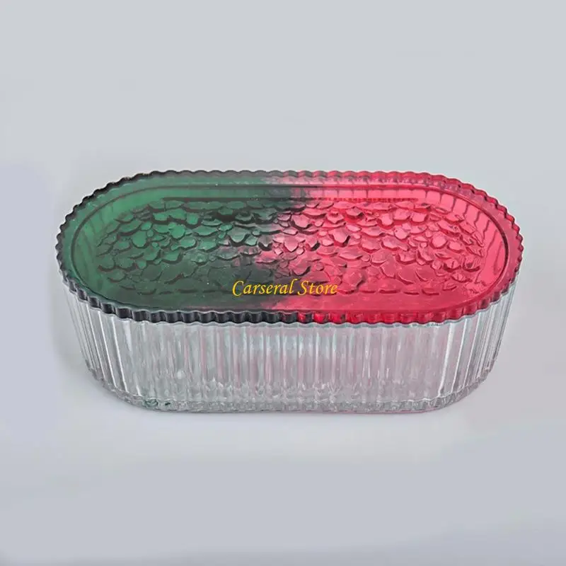 

M4YF Creative Oval Box Silicone Mould Epoxy Mould for Handmade Jewelry Organiser