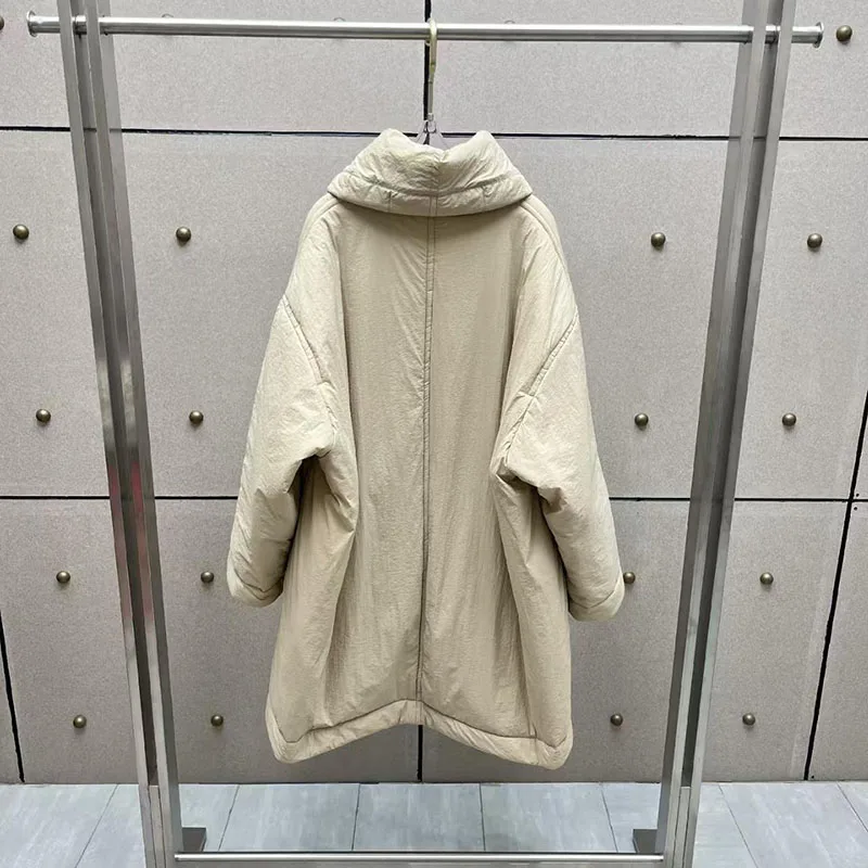 Women's button-down thick jacket coat, versatile and warm long coat, high-quality trench coat, 2026 new style, Y2K style