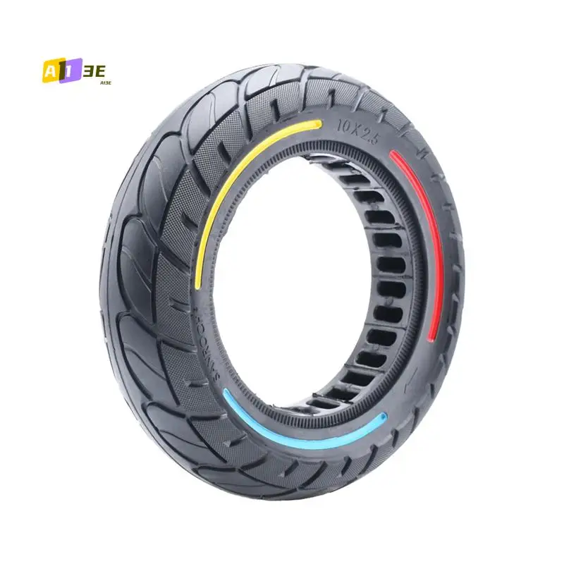 A03E-твердая шина 10 дюймов 10X2,5 для Segway Ninebot Max G30 G30P G30LP Gotrax G5 G6, сменное колесо для электрических скутеров