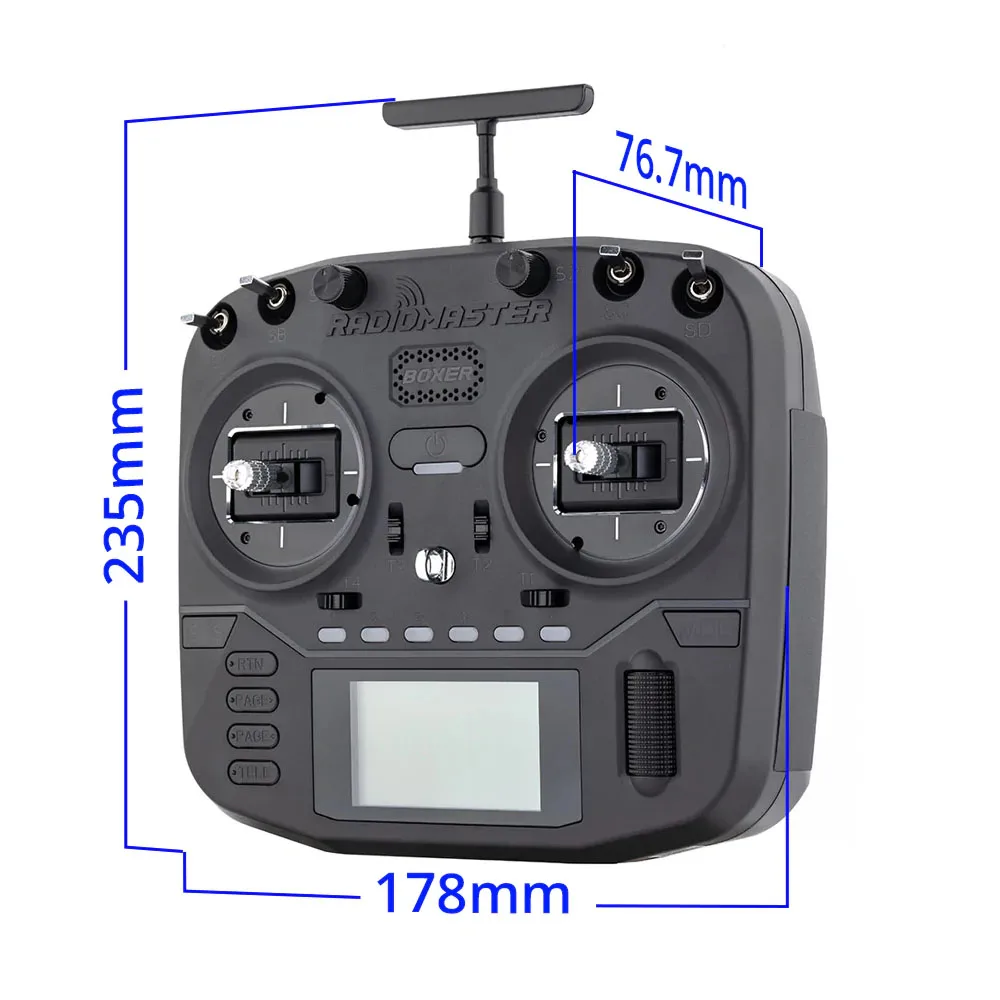 New Radiomaster Boxer Radio Controller M2 FPV Drone Transmitter ELRS External Module JR/FrSKY/Crossfire Compatible In Stock