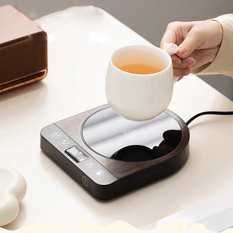 50W Cup Heater Coffee Mug Warmer Smart Heating Pad Electric Hot Plate Warmer Coaster Hot Tea Maker For Milk Tea Water 220V