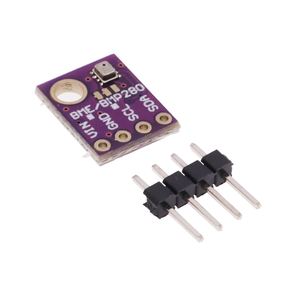 Sensor de altitud de presión barométrica Digital I2C SPI BMP280, 3,3 V, CC, alta precisión, 1,8-5V, módulo de temperatura para Arduino