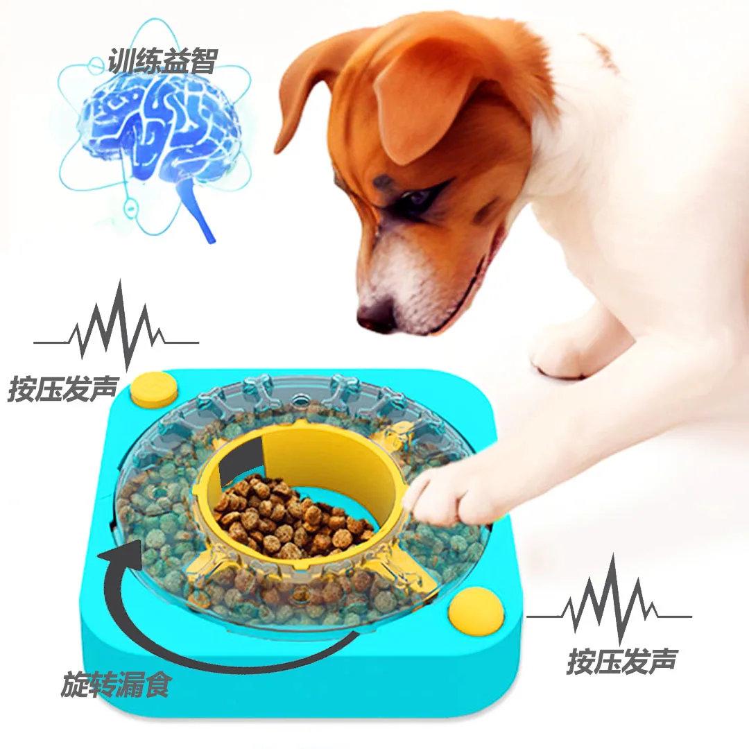 Dog Puzzle Toys Feeder Dogs Slow Feeding Bowl Interactive Treat Toy Training Increase IQ For Dog Boredom Adjustable Nonslip Feed