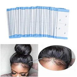 Cinta de encaje Frontal para peluca, extensión de cabello de doble cara transpirable, cinta adhesiva para tupé, reemplazo Frontal, sujeción fuerte, 36 unidades por lote