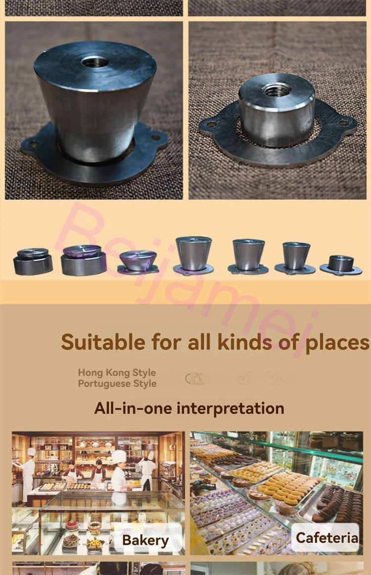 Ręczna maszyna do formowania ciasta na tartę, praska do ciasta na tartę, maszyna do robienia tart jajecznych.