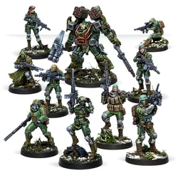 Nieuwe Collectie Resin Model Kit War Game Karakter 10 Mensen Ongemonteerd Unpainted Gratis Verzending