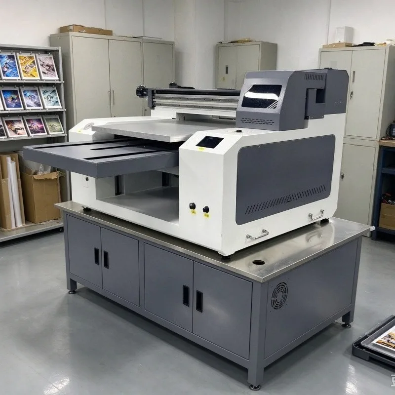 Industrial Inkjet Printers Head Wood Glass Grando UV Flatbed Printer Acrylic Phone Case Printing Machines